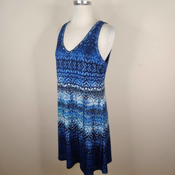 Karen Kane Blue Patterned Dress - Picture 6 of 10